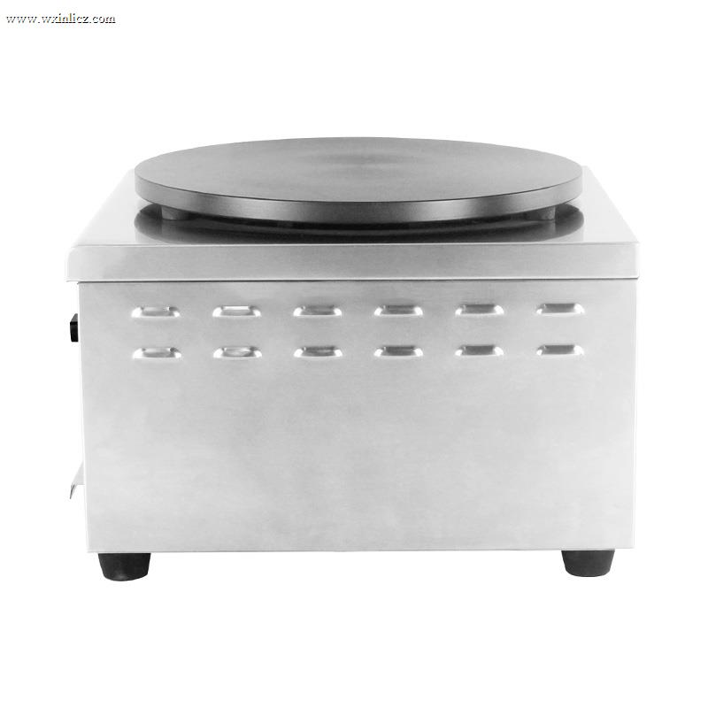 Stainless Steel Teflon Coated Natural Gas/LPG Crepe Maker Machine